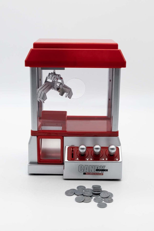 Mini arcade claw machine for sweets and small prizes