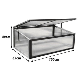 Wooden plant greenhouse with opening roof
