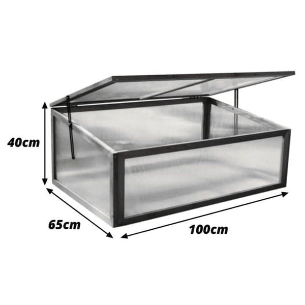 Wooden plant greenhouse with opening roof