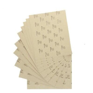 Flexible sandpaper sheets for general surface preparation