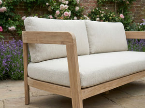 Outdoor seating with coffee table