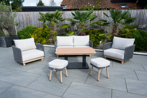 Modern rope weave garden furniture