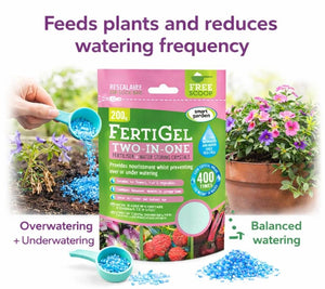 Soil conditioning gel for outdoor garden plant hydration