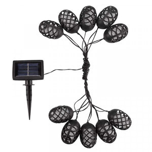 Multicoloured solar garden string lights