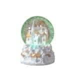 Fantasy Forest Christmas glitter musical snow globe