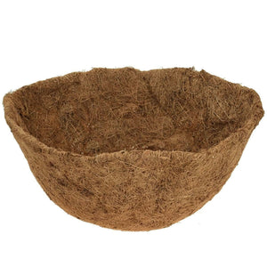 Coconut fibre basket liner for flowers and plants