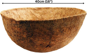 natural coir liner for hanging baskets