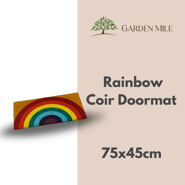 natural coconut fibre entrance doormat