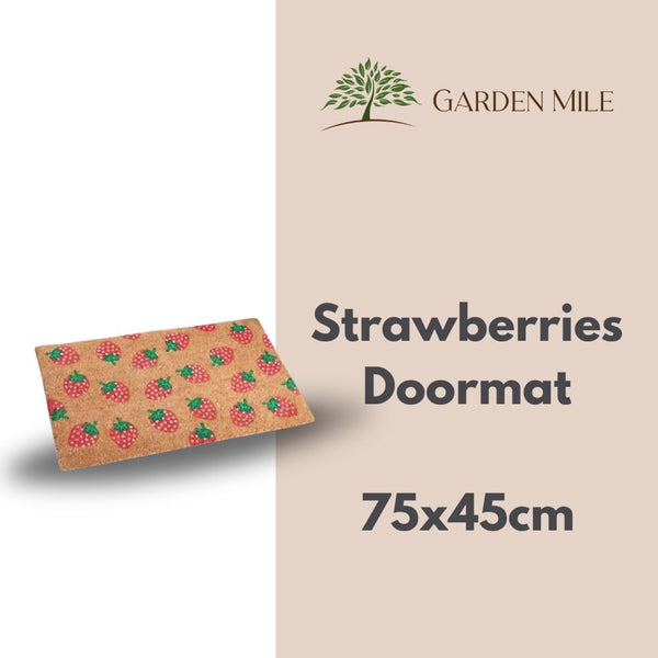 outdoor coir mat with non slip pvc backing