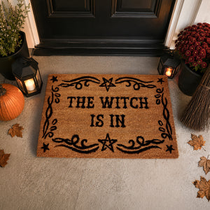 Halloween welcome mat for home entrance