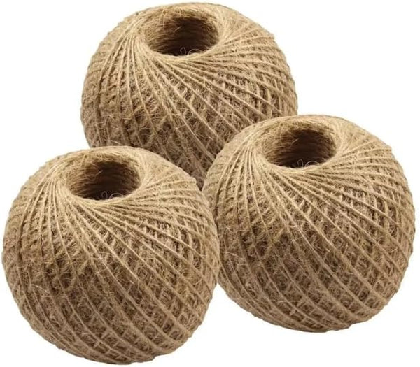 Natural jute garden twine string 120m