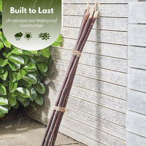 Willow canes for indoor and outdoor gardening.