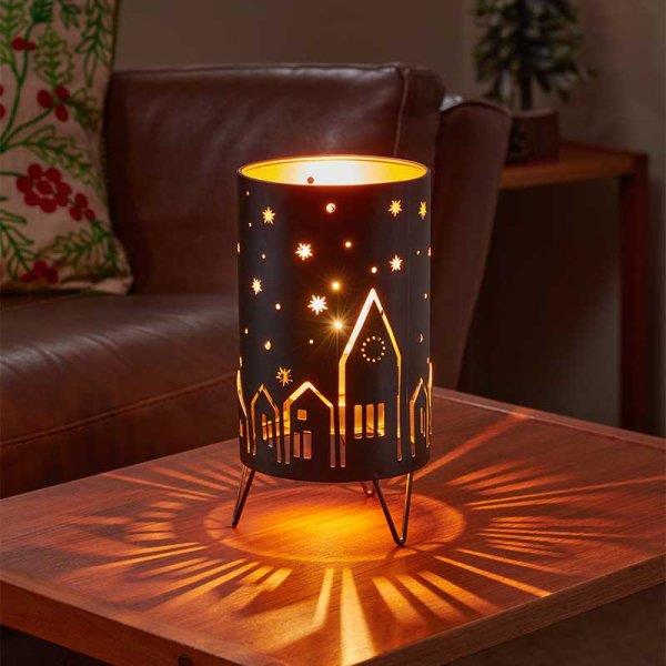 Night sky decorative lantern shown from front
