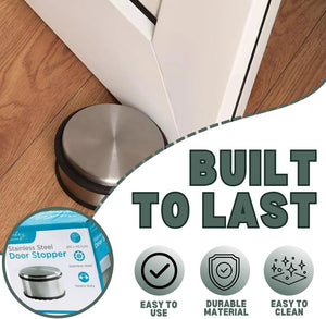 Office door stopper silver