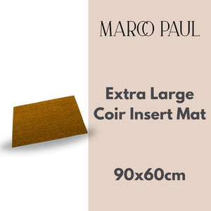 Non-slip coir doormat for front entrance