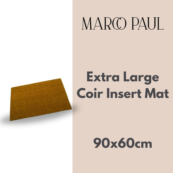 Non-slip coir doormat for front entrance
