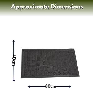 Non-slip outdoor doormat with honeycomb surface