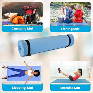 Lightweight camping mat for outdoor use