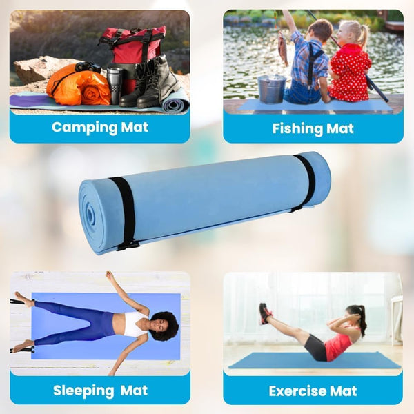 Lightweight camping mat for outdoor use