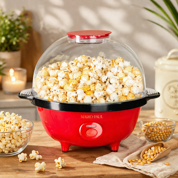 Non-stick popcorn machine shown from the front