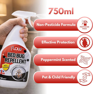 Non toxic bed bug deterrent spray