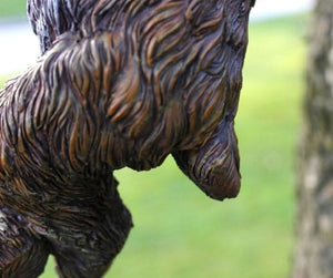 Resin sloth for balcony décor