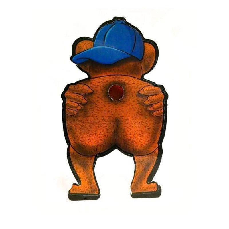 Bear bottom nut cracker shooting target