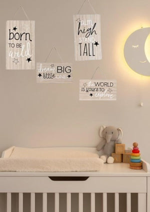 Rustic nursery wall decorations