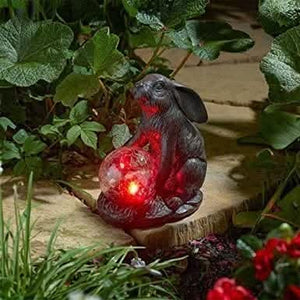outdoor-solar-light-hare-muse-metal-garden-ornament