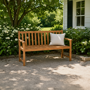 145cm acacia bench designed for two adults