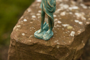 Copper effect fairy garden decoration