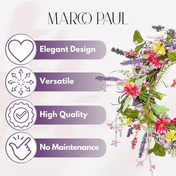 spring flower vine for mantel decoration