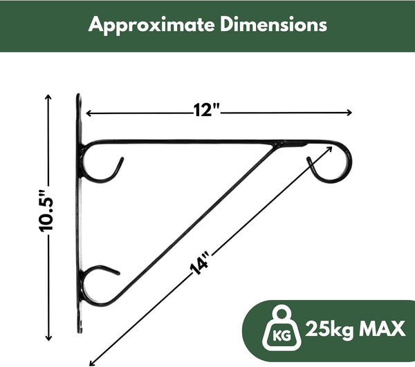 Outdoor hanging planter with chain