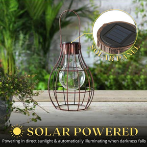solar patio lantern
