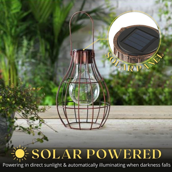 solar patio lantern
