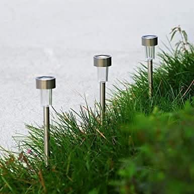 Outdoor LED solar lights for patios and flower beds