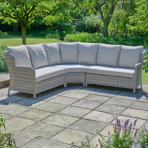 Large patio furniture with adjustable table