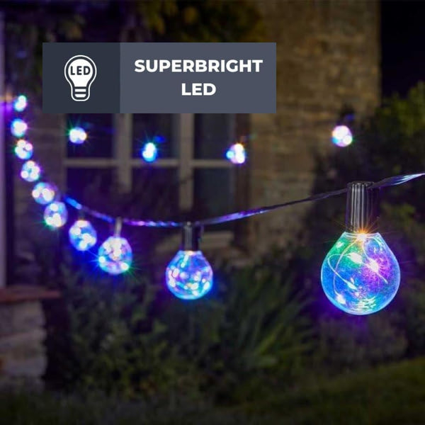 connectable garden lights for parties and weddings
