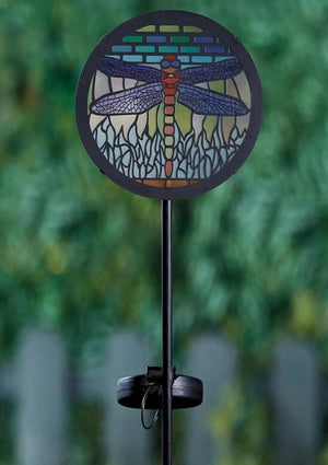 outdoor dragonfly solar garden decoration
