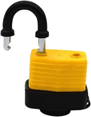 hardened steel shackle padlock for outdoor use