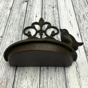 Garden bird feeder attached to wall