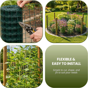 Poultry enclosure garden fencing