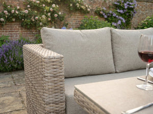 Luxury patio corner seating