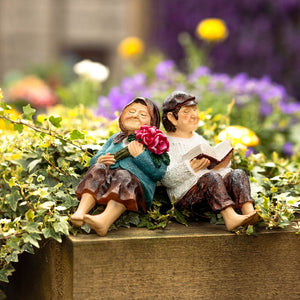 Decorative solar LED garden figures
