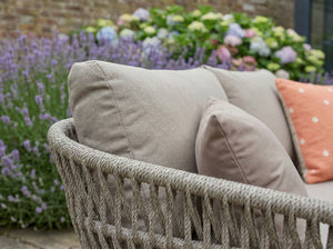 Sand colour patio lounge set