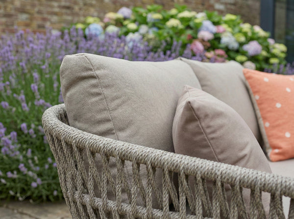 Sand colour patio lounge set