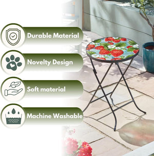 decorative garden side table