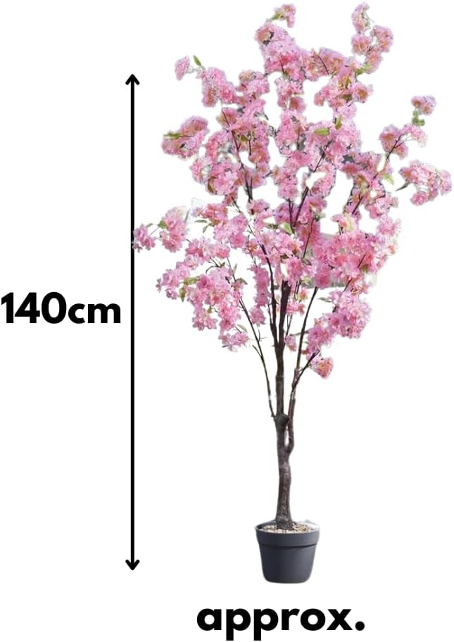 140cm artificial cherry blossom tree in pot