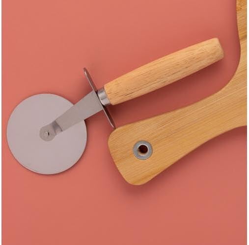Rustic pizza serving board for kitchen