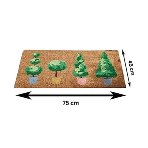 Natural coir patio entrance mat